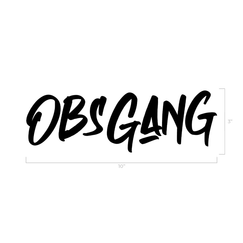 OBS GANG DECAL