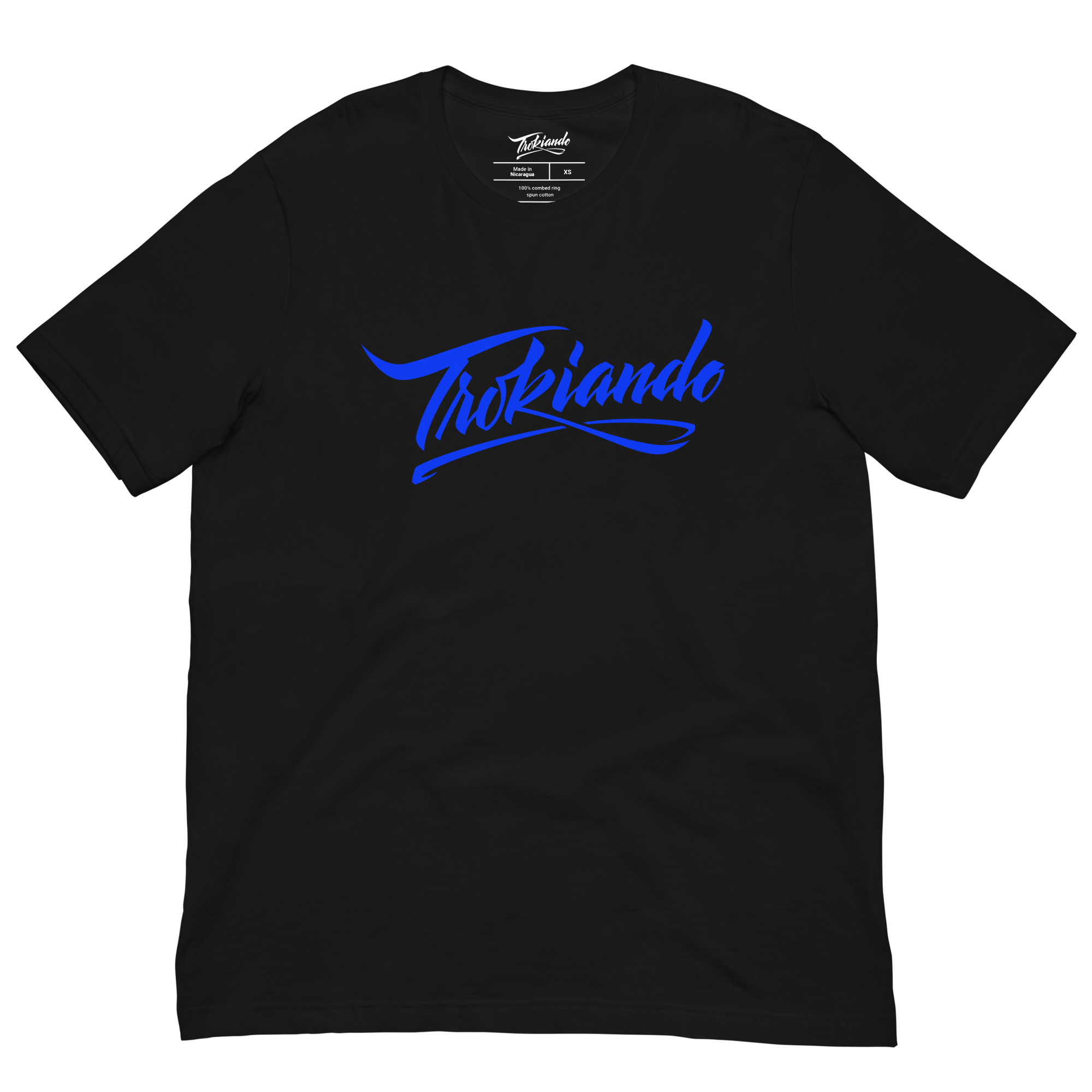 Blue Lettering Logo Shirt