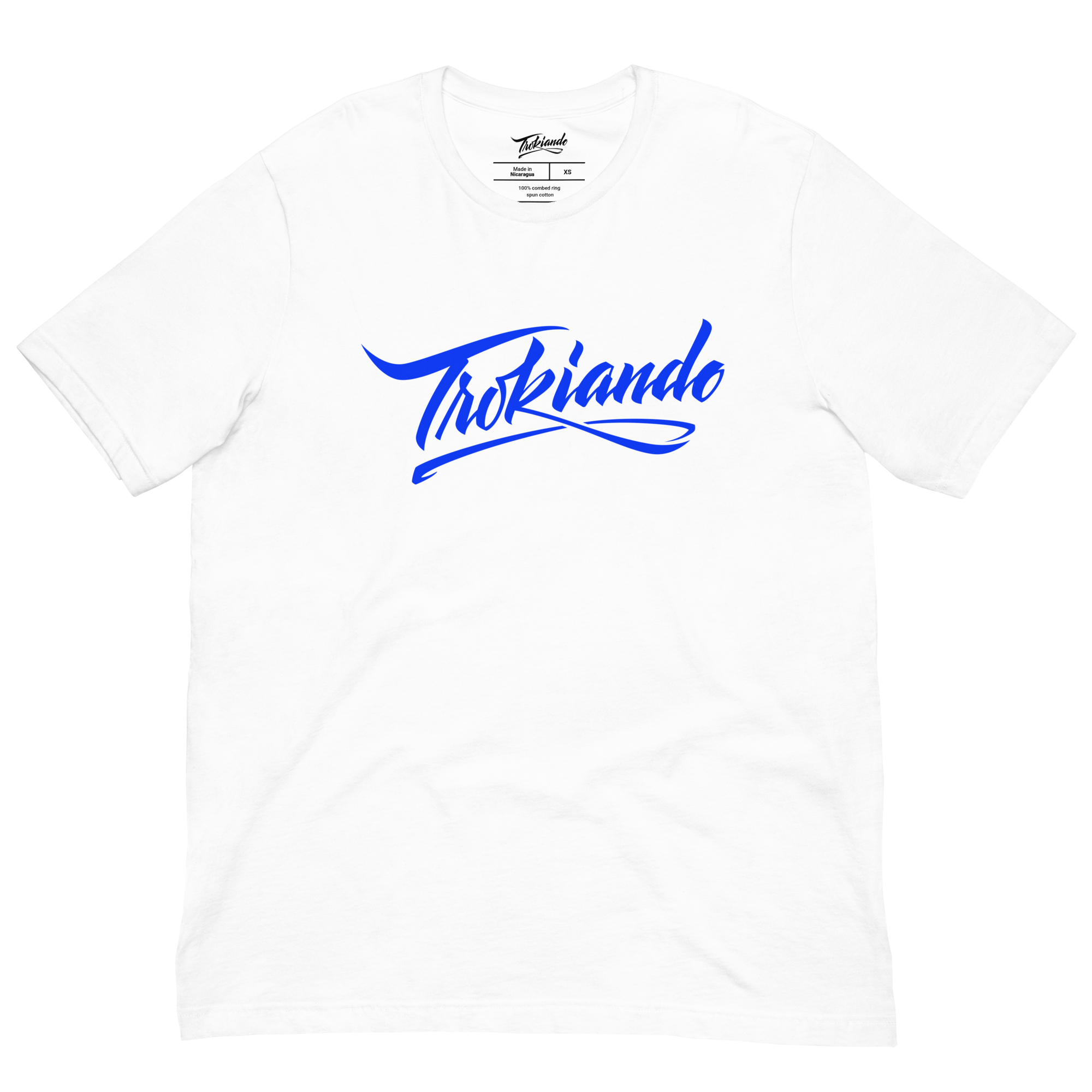 Blue Lettering Logo Shirt