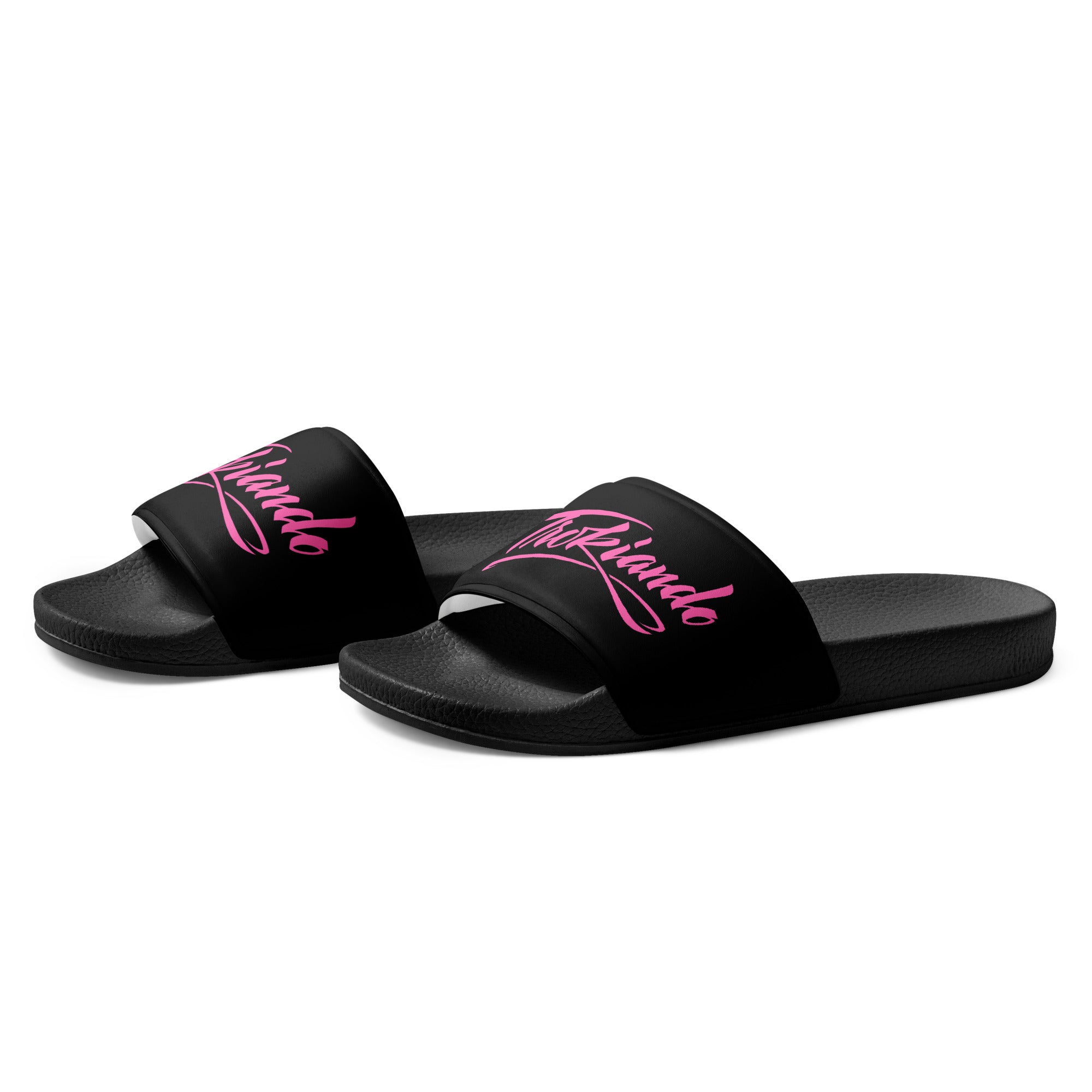 Pink Logo Women's Slides